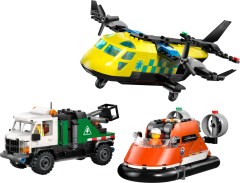 LEGO 60505-1 Airplane, Service Truck & Hovercraft Remix